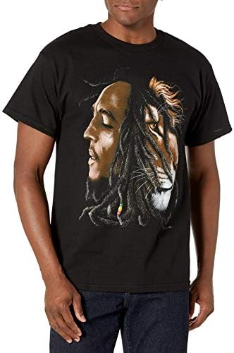 Мъжки t-shirt Zion Rootswear Bob Marley-Профили, Черна, XXL
