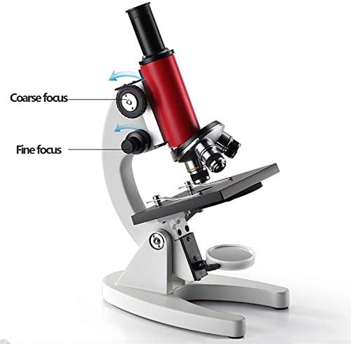 Средната 50x оптичен микроскоп-1600x Биологичен микроскоп, Метален корпус, обектив (4X/10X/40X), Окуляр (10X/16X), регулируем