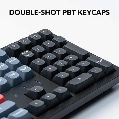 Безжична ръчна клавиатура Keychron K10 Pro на поръчка, в пълен размер QMK / ЧРЕЗ Програмируем Bluetooth / Жичен Бяла