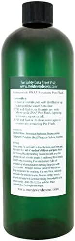 Monteverde USA® Flush 16 течни унции Средство за почистване на перьевых дръжки в бутилка