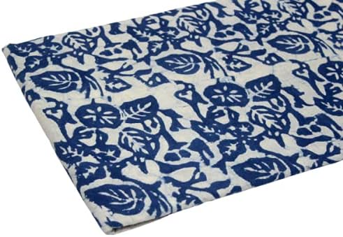 Памучно стеганое одеяло, дамски плат за пердета, памучен райета, 2,5 ярд, розово-синята CDHAMCOM-CTIN00202