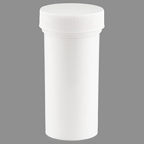 Белите контейнери за мазила с капаци по 2 унции за аптеки кремове и лосиони - 42 опаковки - Херметически затворен, без мирис, с изтичане на мултиплексиране с разделяне