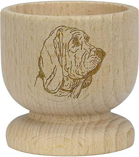 Дървена чаша за яйца Azeeda Главата кучета (EC00022329)