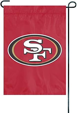 Градински флаг премиум-клас Party Animal NFL San Francisco 49ers, 12,5 x 18 инча