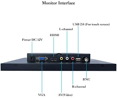 iChawk W101MT-59HRL/10,1инча Широкоекранен HDMI VGA USB с резолюция 16:10, IPS, метален корпус, Поддръжка на операционна