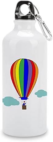 Чаша за Преместване на Бутилка с Вода Спортове Горещ балон с Цветна Множество Алуминиева Изолирано за На открито