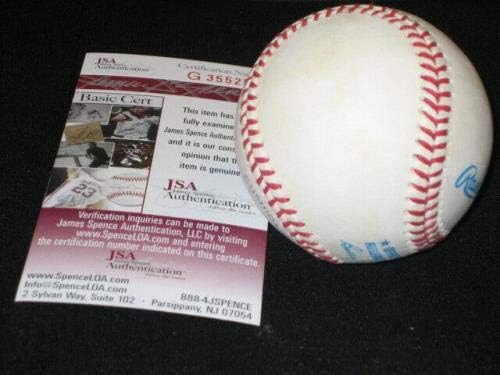 Рей Мъри Атлетикс Подписано Автентични бейзболни топки Rawlings Oal с Автограф от Jsa Редки Бейзболни Топки С Автографи