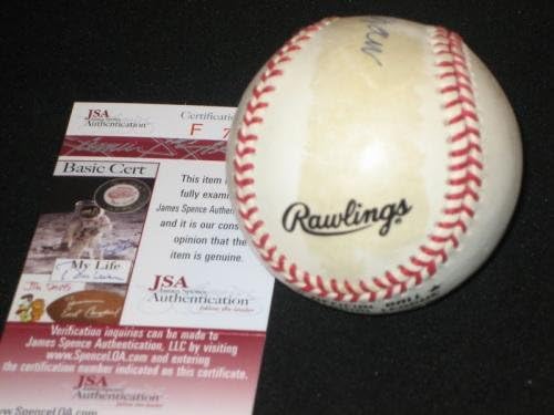 Бил Лорман С Автограф, Подписан Onl Baseball Jsa, Рядкост!! - Бейзболни топки с автографи