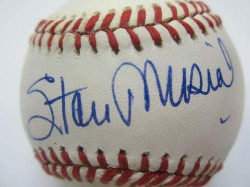 Стан Музиал Сейнт Луис Кардиналс подписа договор с ONL baseball JSA COA с автограф - Бейзболни топки с автографи