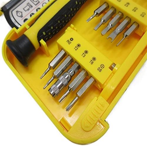 Комплект отвертки JrenBox Набор от прецизни отвертки - Набор от бита с механизма на палеца с няколко глави и футляром