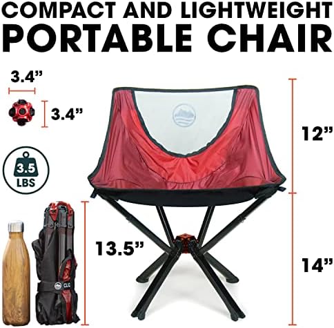 Преносимо столче ПОСТЪПВАЩ Camping Chairs - Малък Сгъваем портативен стол, който можете да използвате навсякъде на открито.