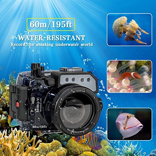 Водоустойчив калъф Seafrogs за Sony RX100 I, II и III, IV, V, дело на подводни камери с быстроразъемным стена осигурява
