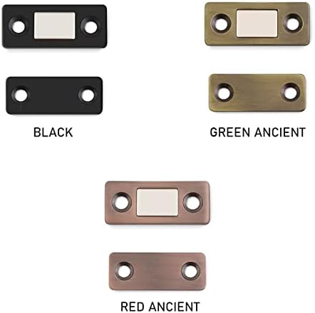 2 елемента-Тънки Магнитни Ключалки на кабинета за кабинет Кабинет Хардуер За кабинет Магнитно Затваряне на врати с винтове-стикери