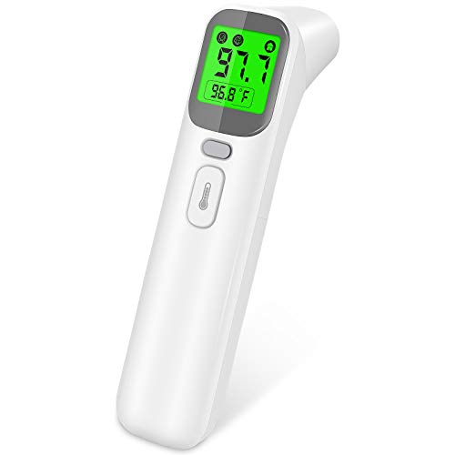 Безконтактен Термометър Без докосване за възрастни, Ушния Термометър за Челото с Аларма за температурата, Дигитален Термометър