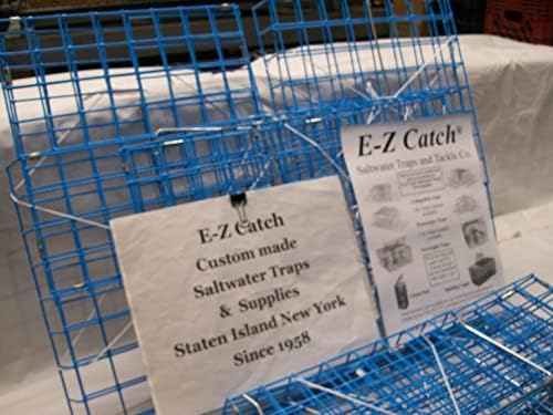 E-Z Параграф 5 Опаковки Синя Закопчалка 2-Врати Капан за раци Премиум качество 12 X 12X 6
