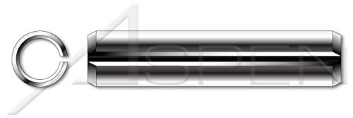 (1000 бр.) M5 X 16 мм, ISO 8752, Метричен, Извити Щифтове с прорези, Сверхпрочный, Неръждаема стомана AISI 301