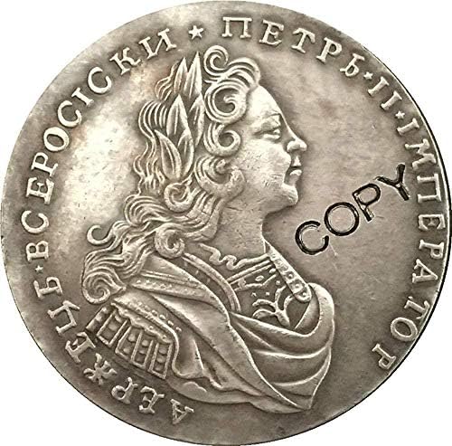 Вызовная Монета 1729 Петър II Копия на монети от Русия за Домашен интериор на Офис Събиране на Монети
