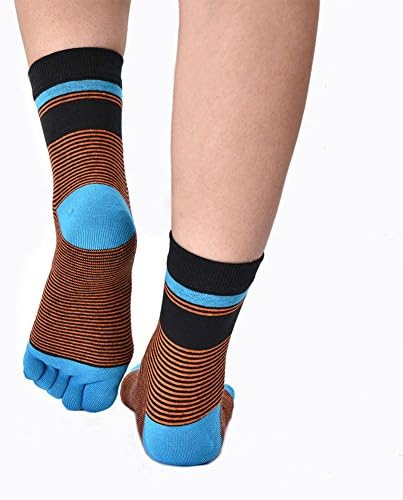 Мъжки чорапи за краката, от памук 5 Finger Crew (опаковка от 4 / 5 / 6 )