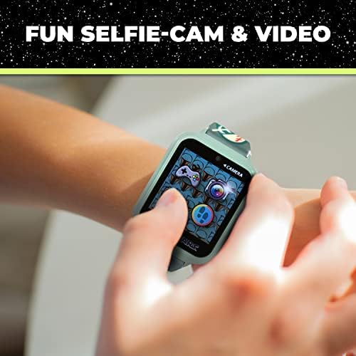 Умни часовници за деца – Детски часовник Boba Fett Star Wars с камера, игри, Диктофон, шагомером, калкулатор – Интерактивни