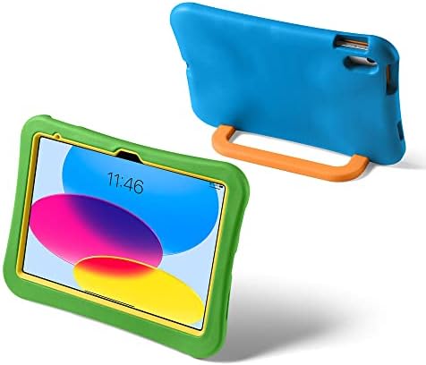Детски калъф LeiJue за iPad на 10-то поколение 10,9 инча 2022, Лек, Сверхпрочный/ Удароустойчив / Защитен от падане с