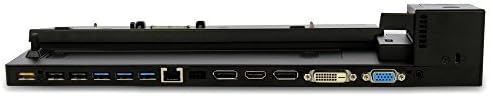 Докинг станция Lenovo ThinkPad USA Ultra с 2-пинов адаптер за променлив ток с мощност 90 W (40A20090US, търговия на дребно