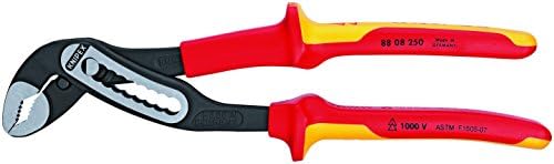 Набор от търговски инструменти Knipex 989825US от 7 клещи, ножове и отвертки с изолация 1000 и инструменти KNIPEX - Инструменти-клещи