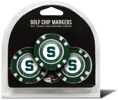 Team Golf NCAA Унисекс -Маркери за топки за голф NCAA за възрастни (3 броя), размера на чипа за покер с разтегателен