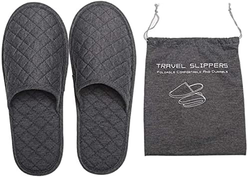 Ibluelover/ Преносими Пътни спа-чехли; Сгъваема Домашни обувки със затворени пръсти върху плоска неплъзгащи подметки;
