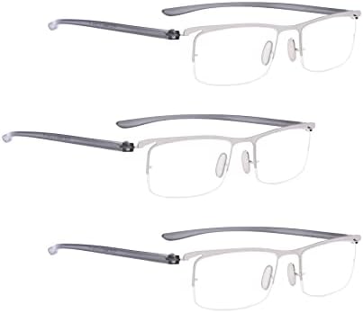LUR 7 опаковки очила за четене без рамки + 3 опаковки очила за четене в полукръгла рамка (общо 10 двойки ридеров + 2,50)