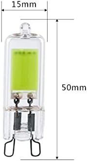 G9 Led лампа от 3 W Зелените светлини (6 бр.) - КОЧАН G9 Led лампи Заместват 30 W Халогенни Крушки G9 Цветни Декоративни