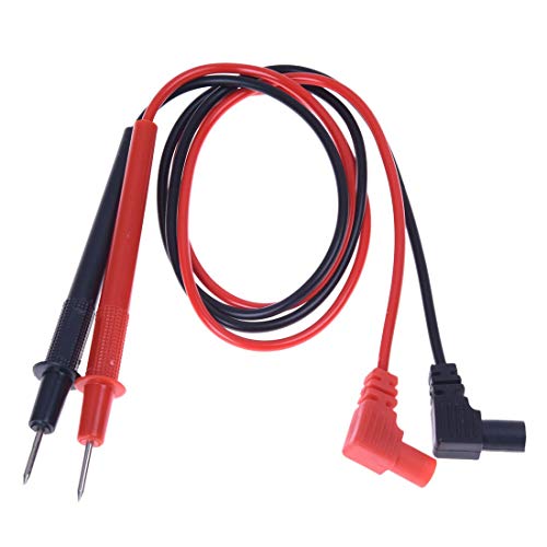 28-цолови Тестови кабели мултицет, черен и Червен, 1 Чифт Приятни