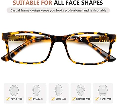 Eyekepper 4-Pack Очила за четене за Жени, Мъжки Дизайнерски слънчеви Очила за четене + 3,50