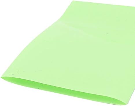 X-DREE PVC Свиване тръба с диаметър 2 м 43 мм 27 мм Зелен цвят за 1 батерия 26650 (PVC Guaina termorestringente verde