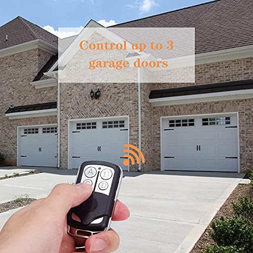 1 Опаковка дистанционно управление на гаражни врати, Съвместим с Червено-Оранжевия бутон на обучение 390 Mhz Sears Занаятчийска
