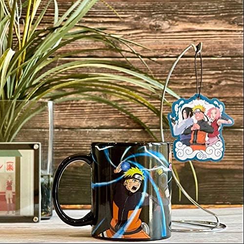 Кафеена чаша JUST ФЪНКИ Наруто Ураганни с участието на Саске и Наруто | Кафеена чаша с обем 11 грама | Shonen Jump Mug