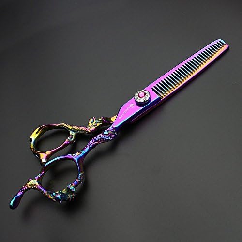 Японски 6-инчови инструменти за стайлинг на коса във фризьорски салон, ножици за рязане + Филировочные ножици с изображение