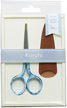Ножици за Бродерия KAWAGUCHI Kuruhi 105 мм Flora Blue 06-002