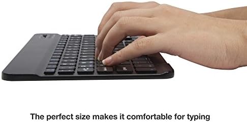 Клавиатура BoxWave е Съвместима с Lenovo Yoga Smart Tab PRC (клавиатура от BoxWave) - Bluetooth клавиатура SlimKeys,
