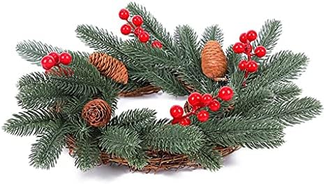 DSHGDJF Коледен Венец от горски Плодове под формата на шишарката за предните Врати, Стени, Прозорци, Камина, Фермерска