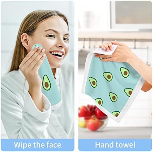 Комплект кърпички за миене на съдове ALAZA Авокадо - Опаковка от 6 броя, Памук, Кърпички за лице, е Добре Абсорбиращи