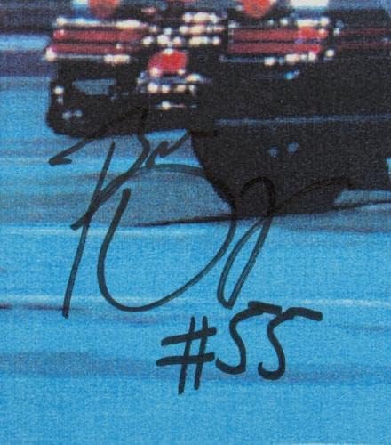 Брайън Драмми AFL Милуоки Мустангс Подписа Автограф 8.5x11 Снимка на I - Снимки колеж с автограф