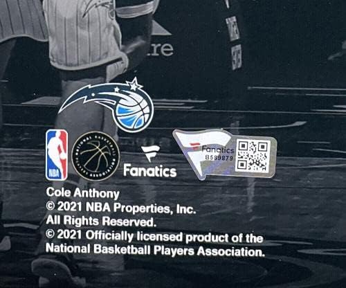 Коул Антъни Подписа Снимка Фанатици Победа в баскетбольном мач на Орландо Меджик 11х14 - Снимки на НБА с автограф