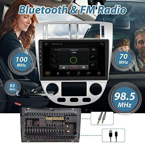 Радиото в автомобила Android Double Din GPS Навигация 10 Автомобилна Стерео система с Bluetooth, WiFi, FM радио Slr Линк