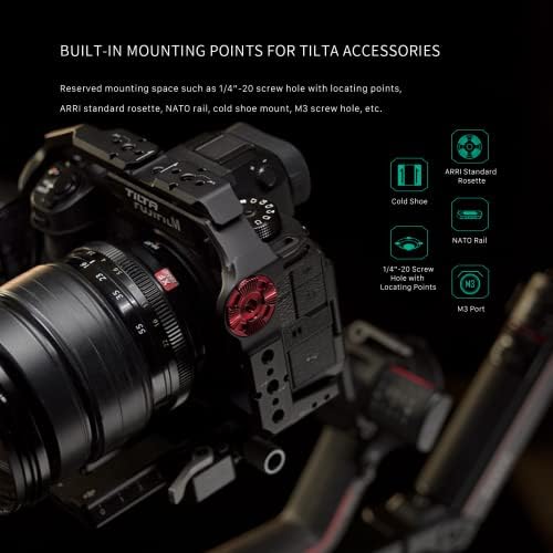 Държач за камерата Tilta за базов комплект Fujifilm X-H2S – Черно | TA-T36-A-B