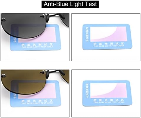 Бифокални Очила без Рамки + Очила за четене с якост на 1.50, Защита от ултравиолетови лъчи, Спортни Слънчеви Очила с