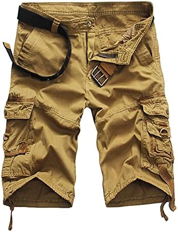 Мъжки Ежедневни Панталони-Карго, Пешеходни Шорти, Бойни Шорти, Обикновен Памучен Панталон с цип джоб с цип
