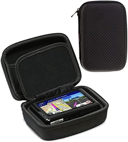 Твърд калъф Navitech Black за носене GPS, съвместима със сателитна навигация Tomtom GO Essential 6 инча