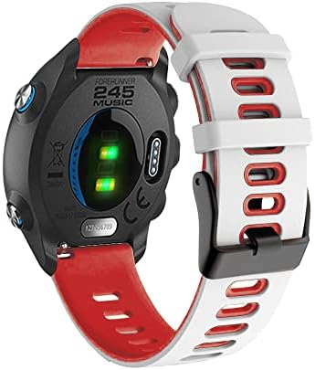 SAWIDEE 20 мм, 22 мм и каишка за Garmin Forerunner 245 645 55 3 Venu Каишка за Samsung Galaxy Watch 3/4 быстроразъемный силиконов маншет (Цвят: за I, Размер: 20 мм Venu)
