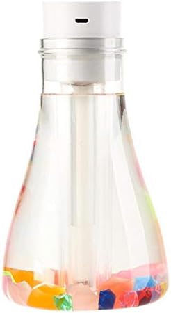 Raxinbang овлажнители на Въздуха Wishing Bottle Овлажнител на Въздуха Безшумен Мини Спрей за Пречистване на Въздуха За помещения 500 мл USB (Цвят: бял)
