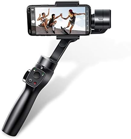 3-аксиален Ръчно кардан стабилизатор за смартфон Gimbal Smart Phone Selfie Stick (Цвят: Ръчно кардан)